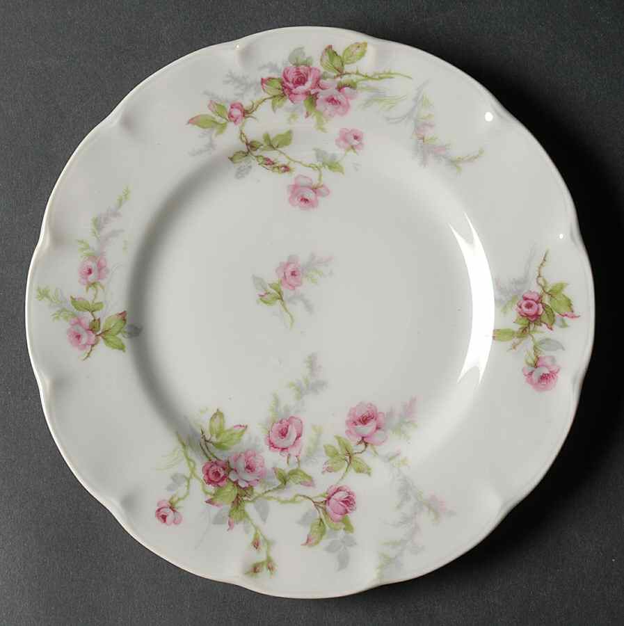 Sylvia White (Isle de France) Salad Plate by Haviland-1