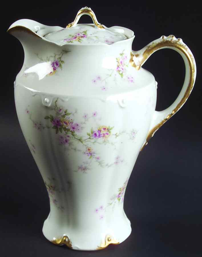 Schleiger 837-14 Chocolate Pot & Lid by Haviland-1