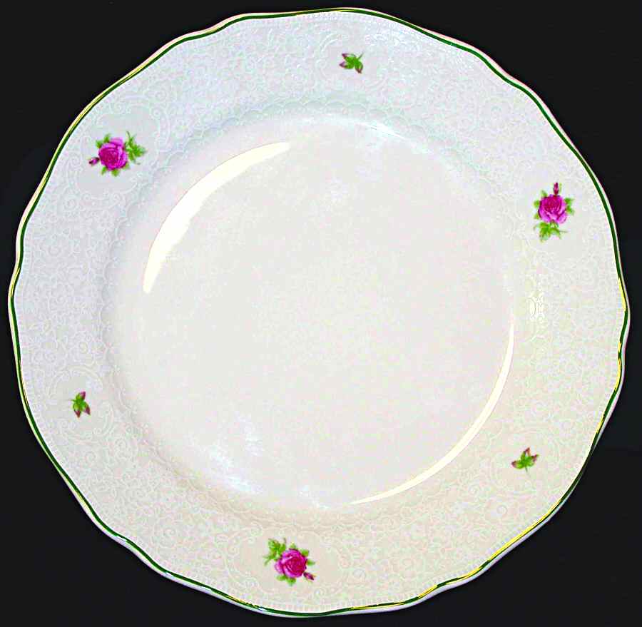 White Josephine Dinner Plate by Hankook-1