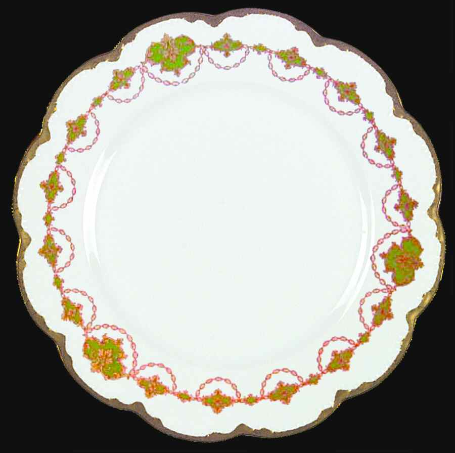 Schleiger 918-1 Dinner Plate by Haviland-1