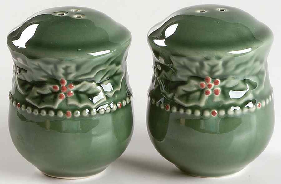 Christmas Berries Salt & Pepper Set by Hampton Forge-1