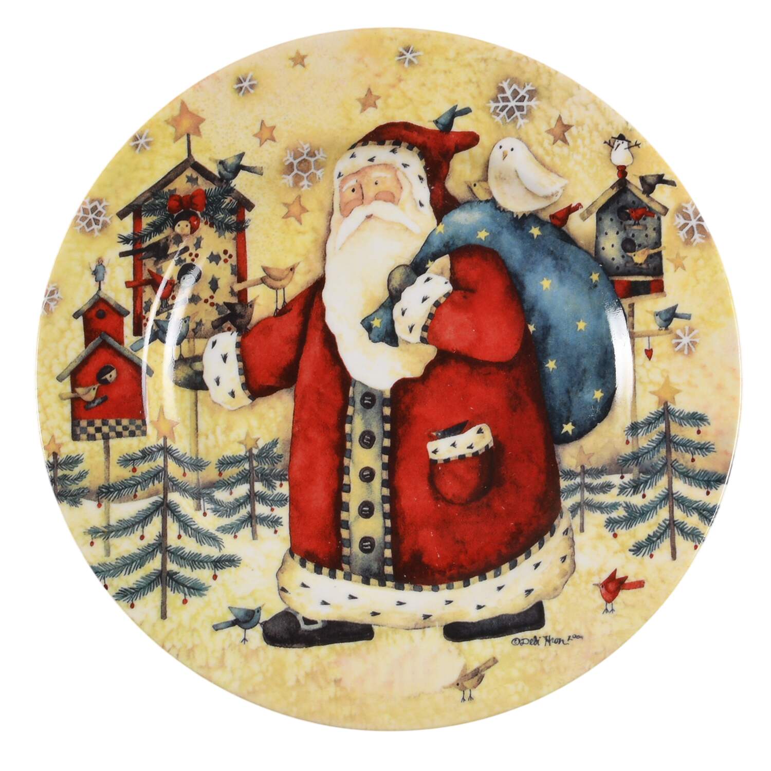Santa Collection Salad Plate by Home-1