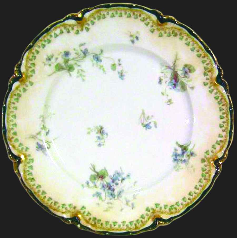 Schleiger 452-3 Dinner Plate by Haviland-1