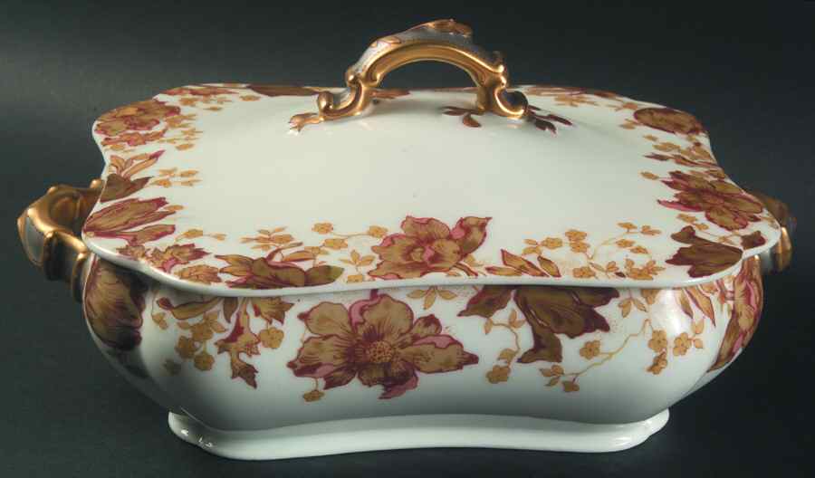 H3433 Rectangular Covered Vegetable by Haviland-1