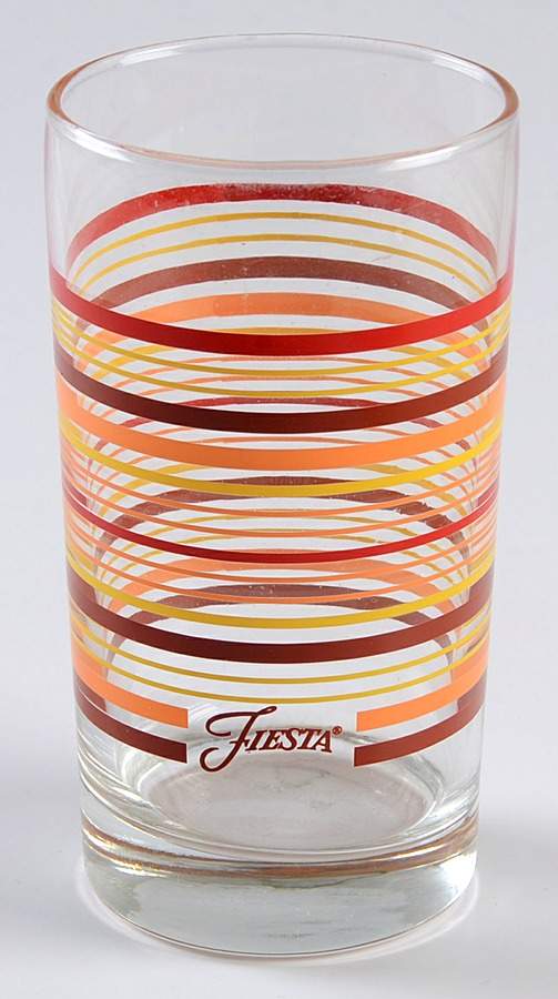 Fiestaware Coordinates 6 Oz Glassware Juice by Homer Laughlin -1