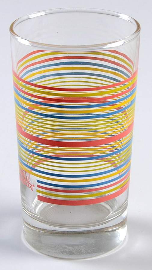 Fiestaware Coordinates 6 Oz Glassware Juice by Homer Laughlin -1