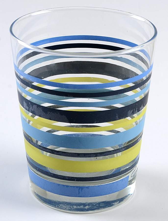 Fiestaware Coordinates 14 Oz Glassware Double Old Fashioned by Homer Laughlin -1
