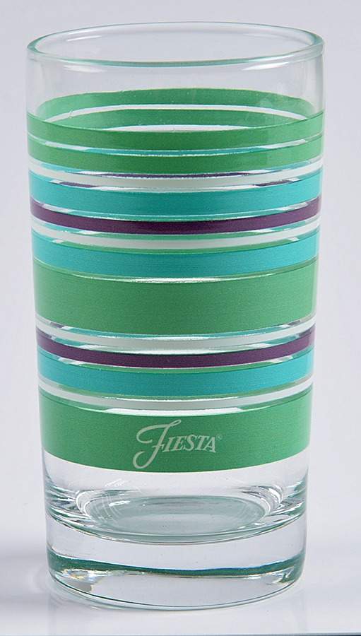 Fiestaware Coordinates 7 Oz Glassware Juice by Homer Laughlin -1
