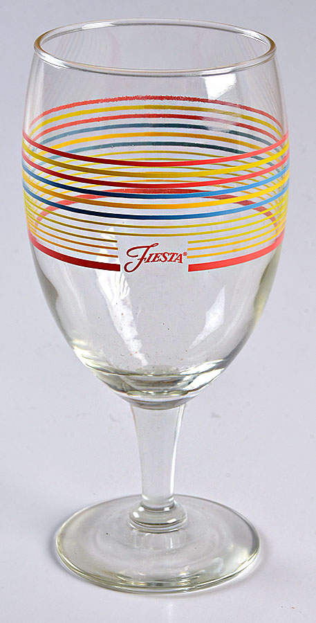 Fiestaware Coordinates 16 Oz Glassware Iced Tea by Homer Laughlin -1