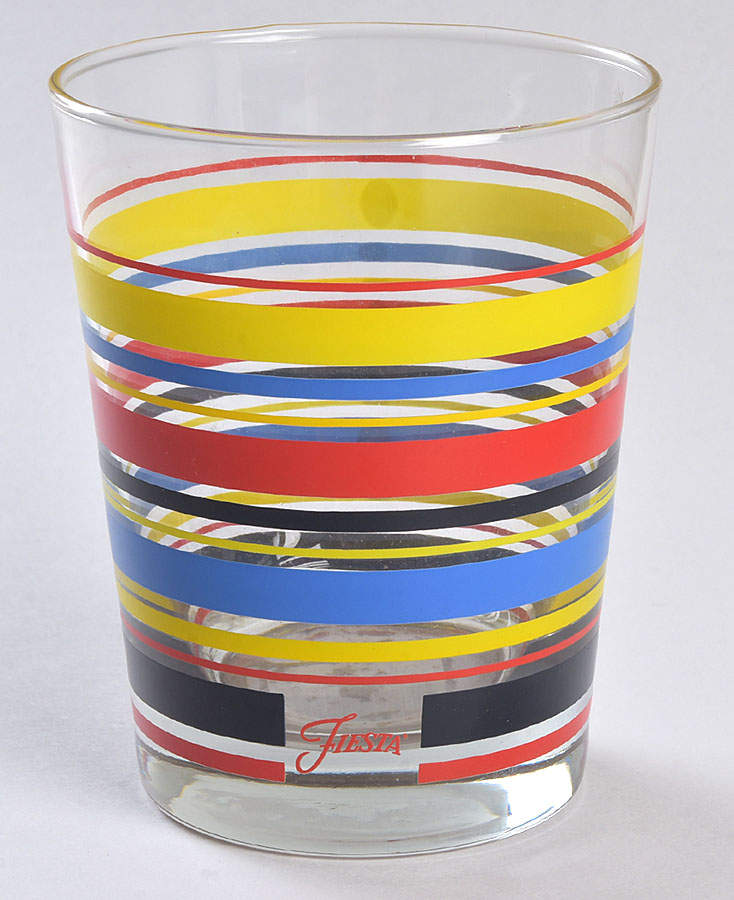 Fiestaware Coordinates 14 Oz Glassware Double Old Fashioned by Homer Laughlin -1