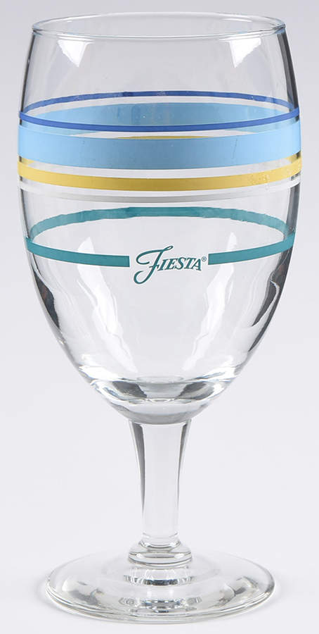 Fiestaware Coordinates 14 Oz Glassware Iced Tea by Homer Laughlin -1