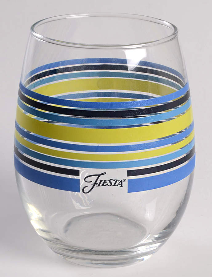 Fiestaware Coordinates Glassware Stemless Wine by Homer Laughlin -1
