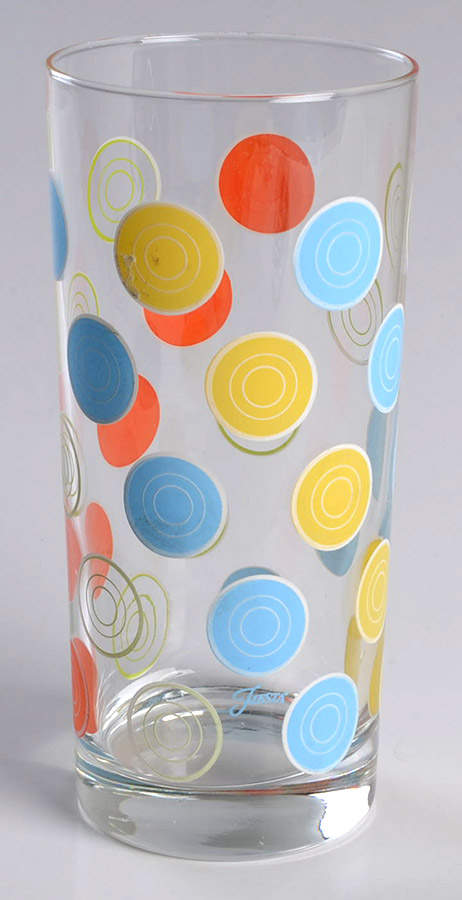 Fiestaware Coordinates 12 Oz Glassware Tumbler by Homer Laughlin -1