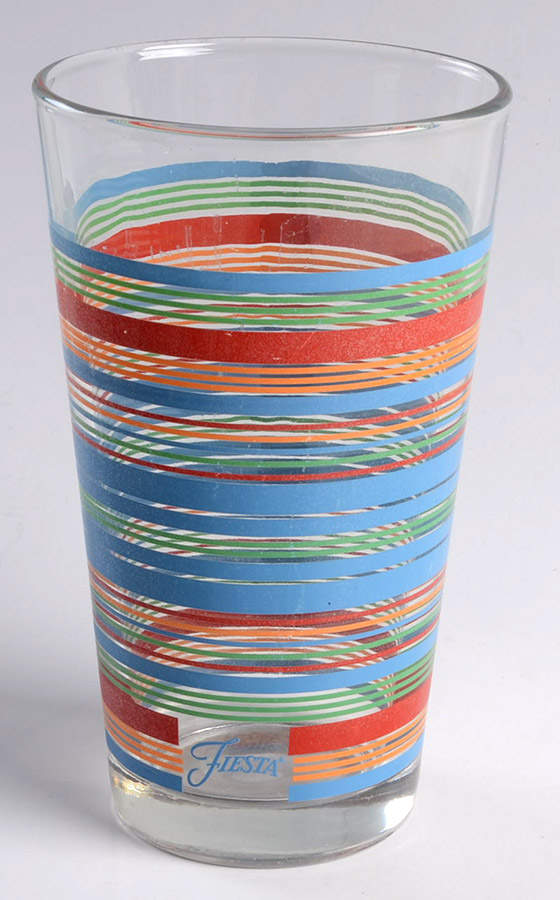 Fiestaware Coordinates 14 Oz Glassware Cooler by Homer Laughlin -1