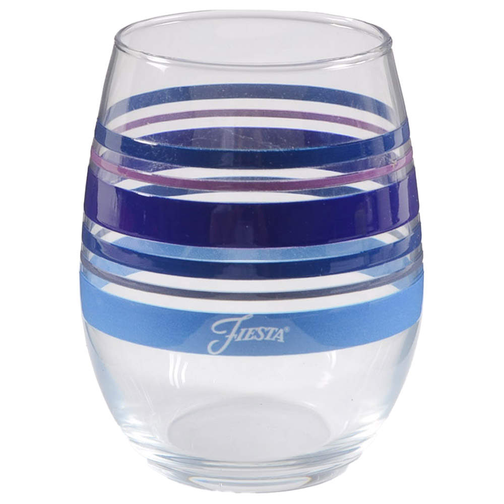 Fiestaware Coordinates Glassware Stemless Wine by Homer Laughlin -1