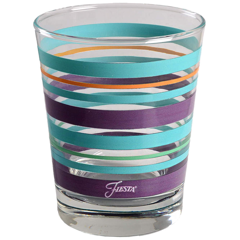 Fiestaware Coordinates 14 Oz Glassware Double Old Fashioned by Homer Laughlin -1