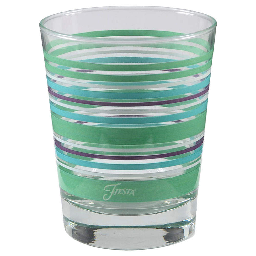 Fiestaware Coordinates 14 Oz Glassware Double Old Fashioned by Homer Laughlin -1