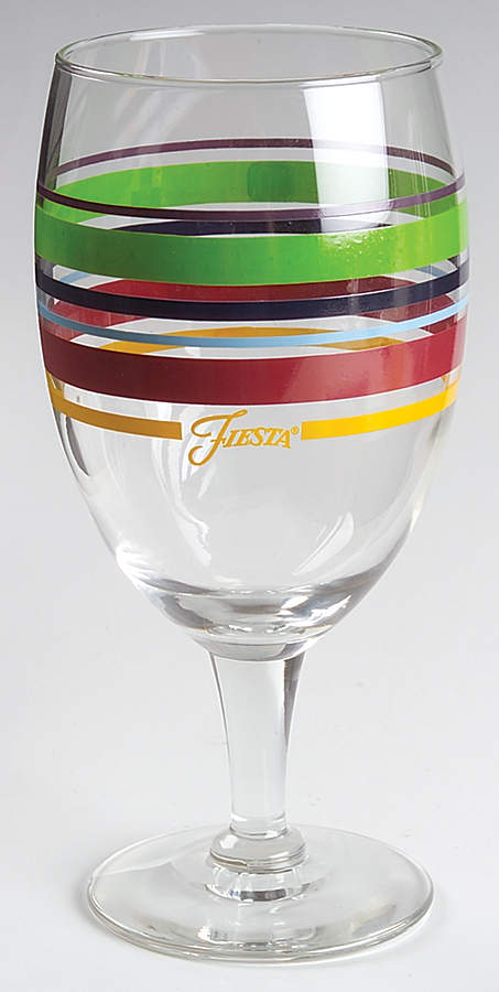 Fiestaware Coordinates 14 Oz Glassware Iced Tea by Homer Laughlin -1