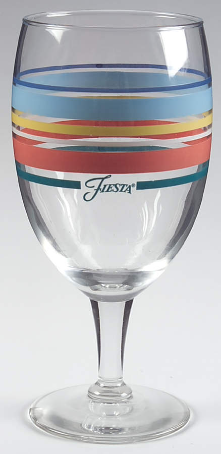 Fiestaware Coordinates 14 Oz Glassware Iced Tea by Homer Laughlin -1