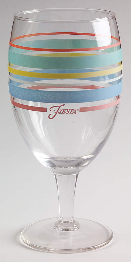 Fiestaware Coordinates 14 Oz Glassware Iced Tea by Homer Laughlin -1