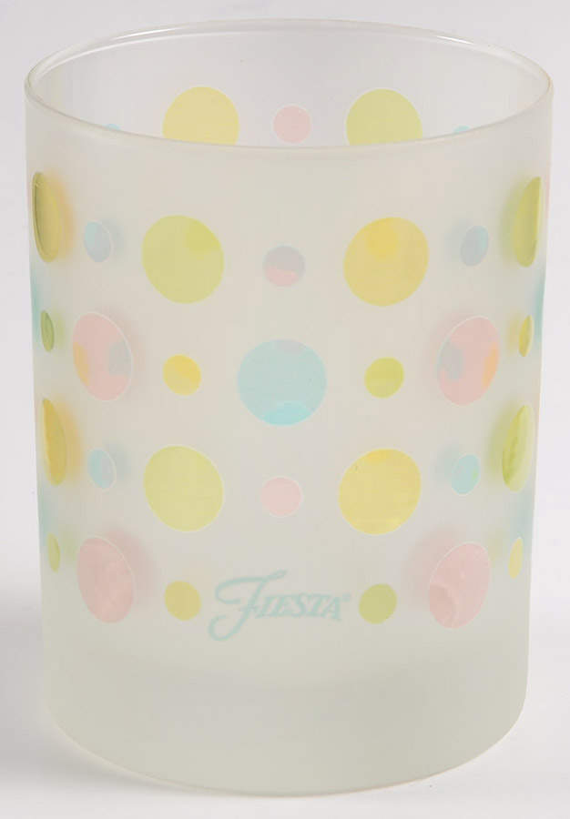 Fiestaware Coordinates 14 Oz Glassware Double Old Fashioned by Homer Laughlin -1