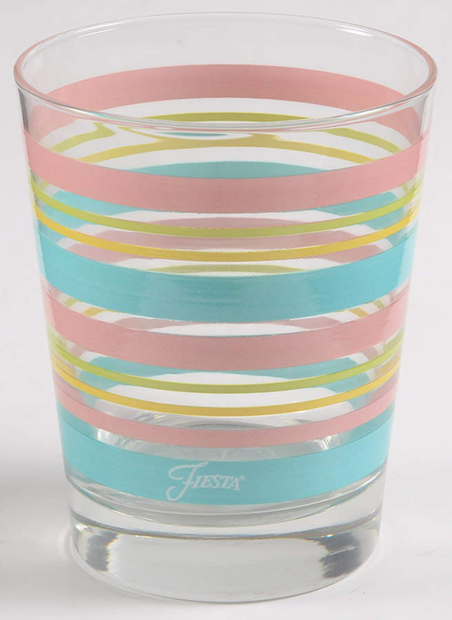 Fiestaware Coordinates 14 Oz Glassware Double Old Fashioned by Homer Laughlin -1