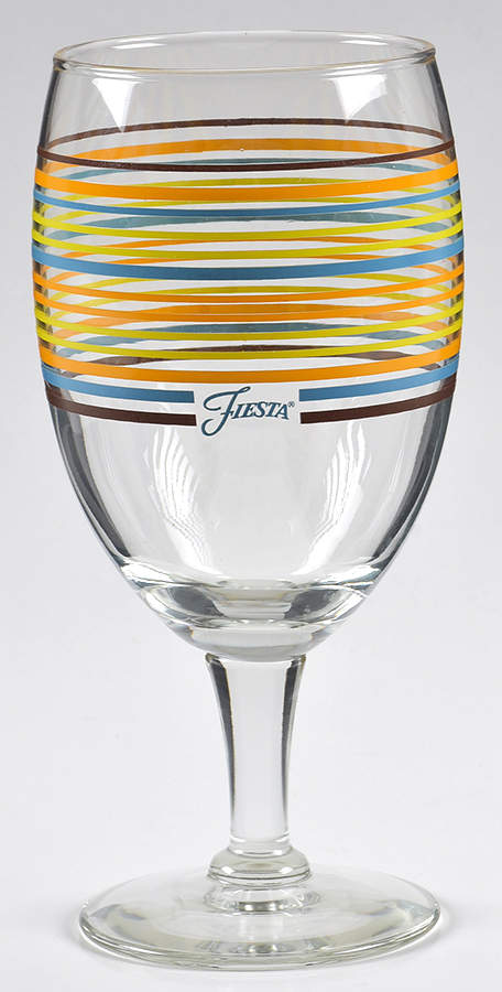 Fiestaware Coordinates 14 Oz Glasswaew Iced Tea by Homer Laughlin -1