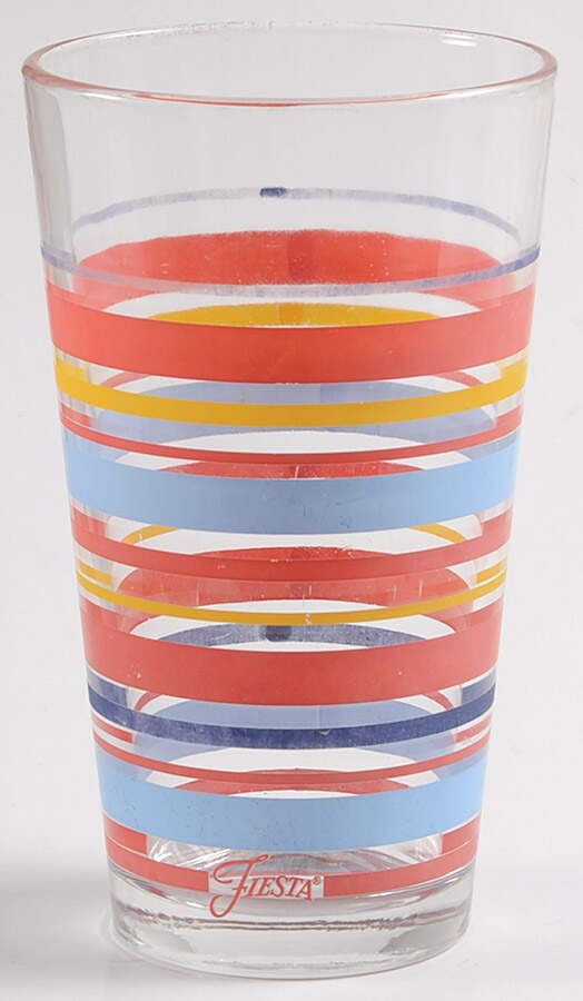 Fiestaware Coordinates 14 Oz Glassware Cooler by Homer Laughlin -1