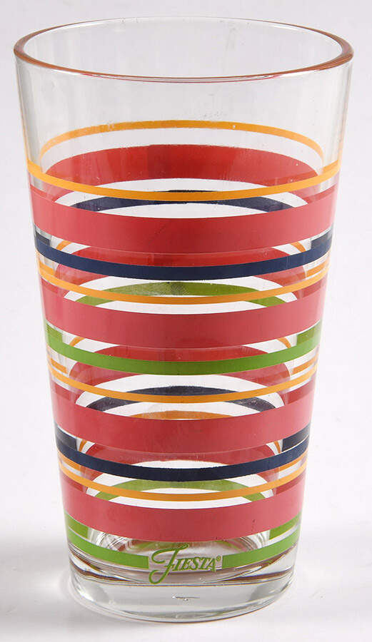 Fiestaware Coordinates 14 Oz Glassware Cooler by Homer Laughlin -1