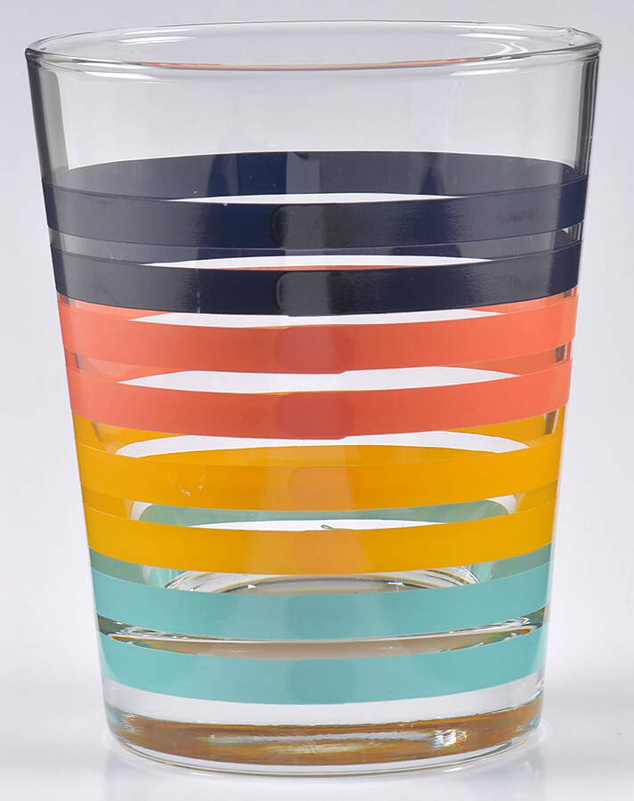 Fiestaware Coordinates 14 Oz Glassware Double Old Fashioned by Homer Laughlin -1