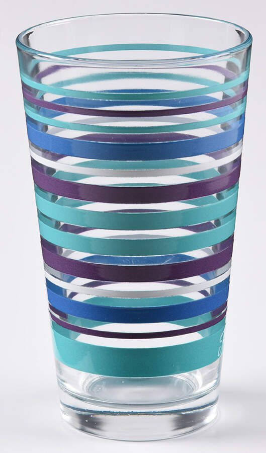 Fiestaware Coordinates 16 Oz Glassware Cooler by Homer Laughlin -1