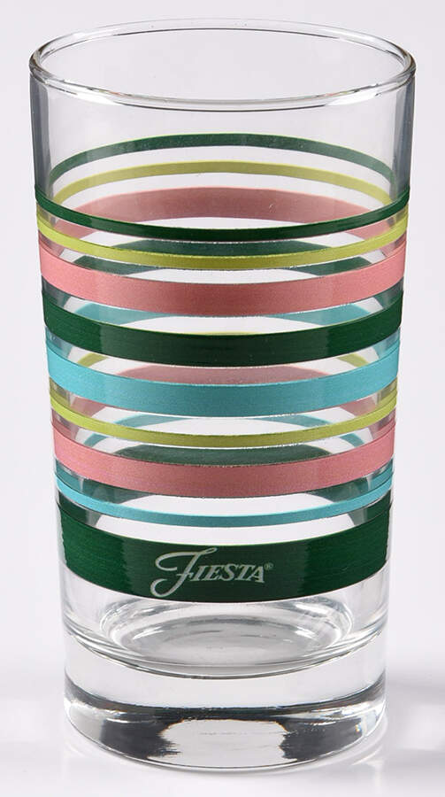 Fiestaware Coordinates 7 Oz Glassware Juice by Homer Laughlin -1