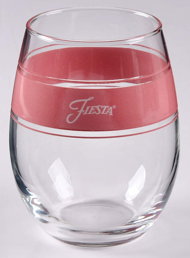 Fiestaware Coordinates Glassware Stemless Wine by Homer Laughlin -1