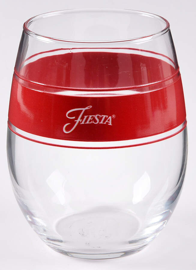 Fiestaware Coordinates Glassware Stemless Wine by Homer Laughlin -1