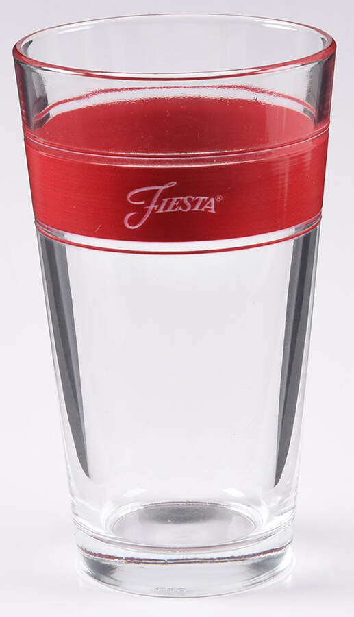 Fiestaware Coordinates 16 Oz Glassware Cooler by Homer Laughlin -1