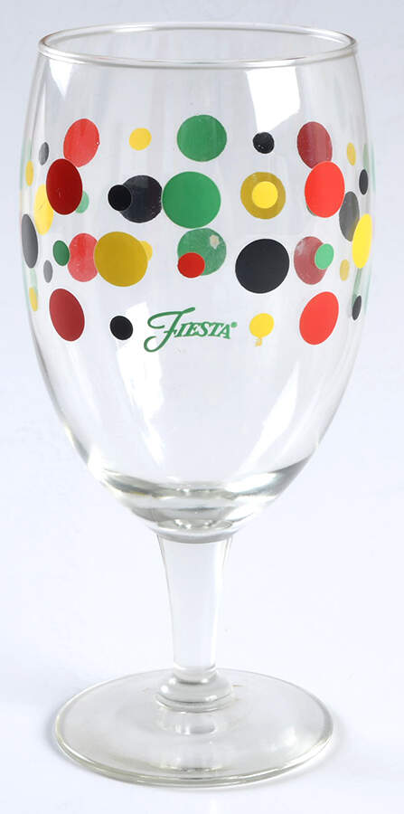Fiestaware Coordinates 14 Oz Glasswaew Iced Tea by Homer Laughlin -1