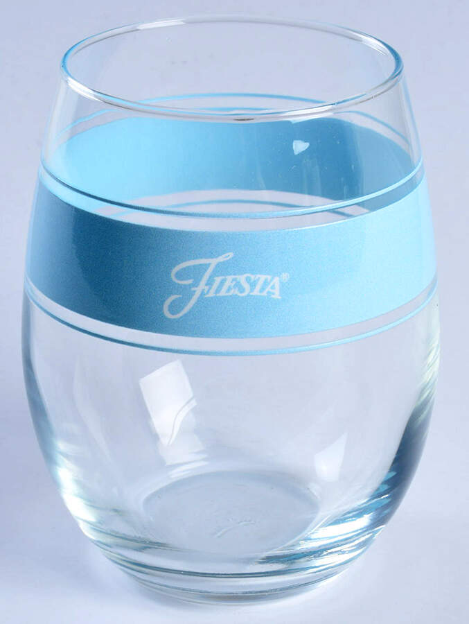 Fiestaware Coordinates Glassware Stemless Wine by Homer Laughlin -1