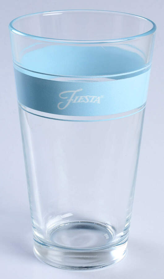 Fiestaware Coordinates 16 Oz Glassware Tumbler by Homer Laughlin -1