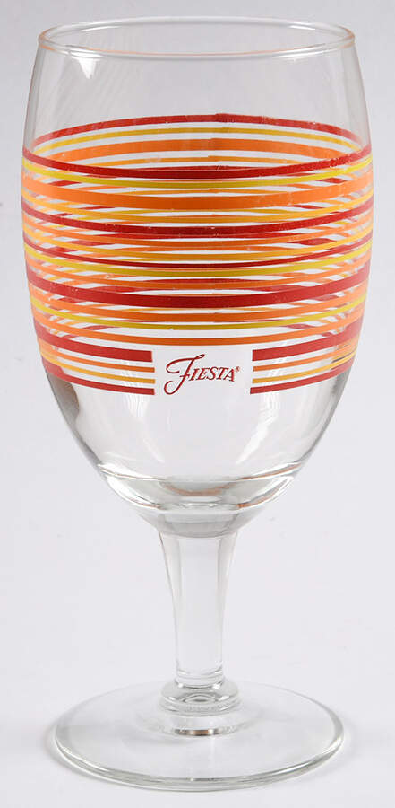 Fiestaware Coordinates 16 Oz Glassware Iced Tea by Homer Laughlin -1