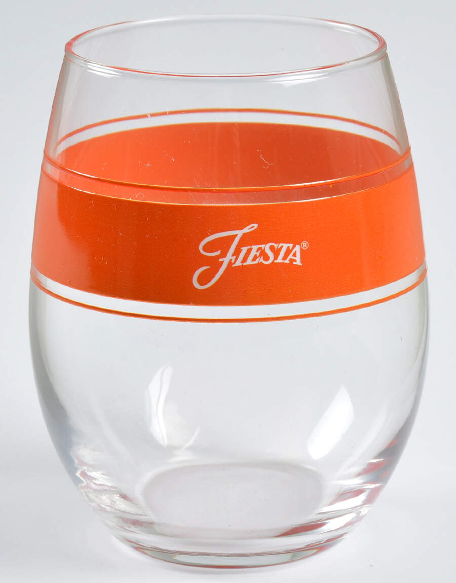 Fiestaware Coordinates Glassware Stemless Wine by Homer Laughlin -1
