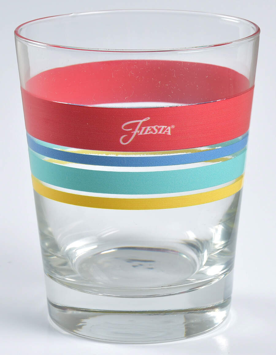 Fiestaware Coordinates 15 Oz Glass Double Old Fashioned by Homer Laughlin -1