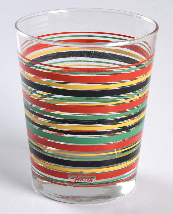 Fiestaware Coordinates 14 Oz Glassware Double Old Fashioned by Homer Laughlin -1