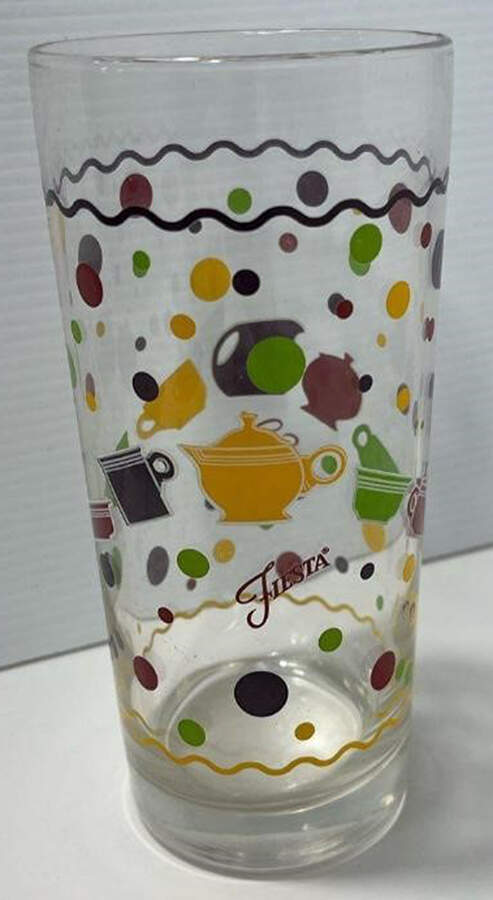 Fiestaware Coordinates 14 Oz Glassware Cooler by Homer Laughlin -1