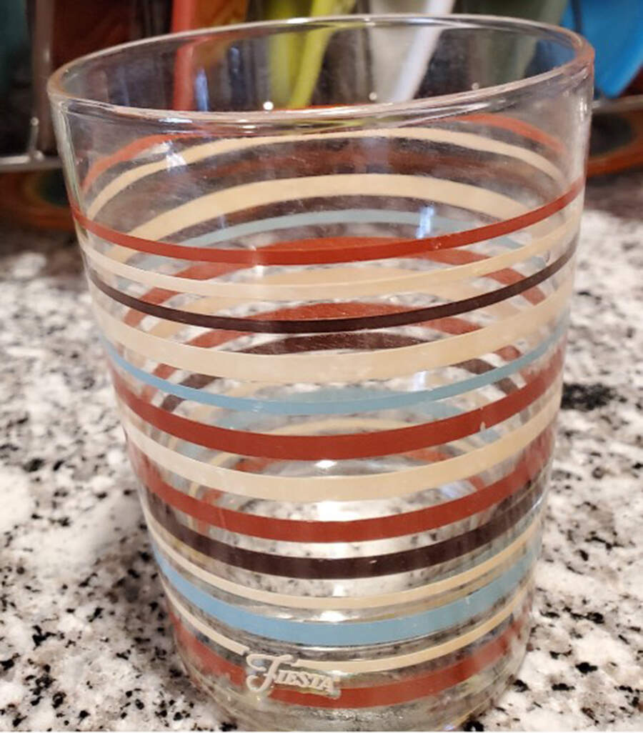 Fiestaware Coordinates 14 Oz Glassware Double Old Fashioned by Homer Laughlin -1