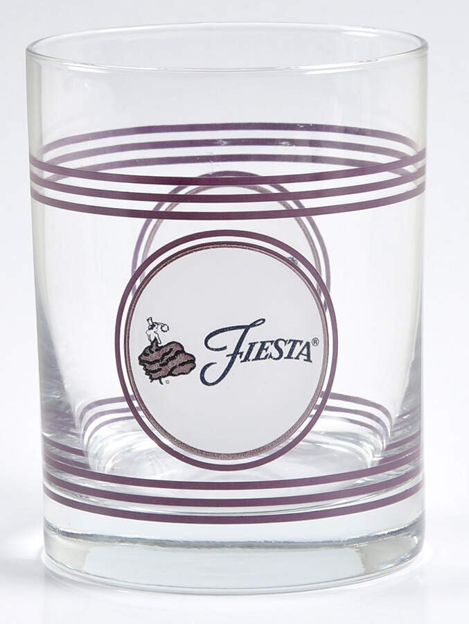 Fiestaware Coordinates 12 Oz Glassware Old Fashioned by Homer Laughlin -1