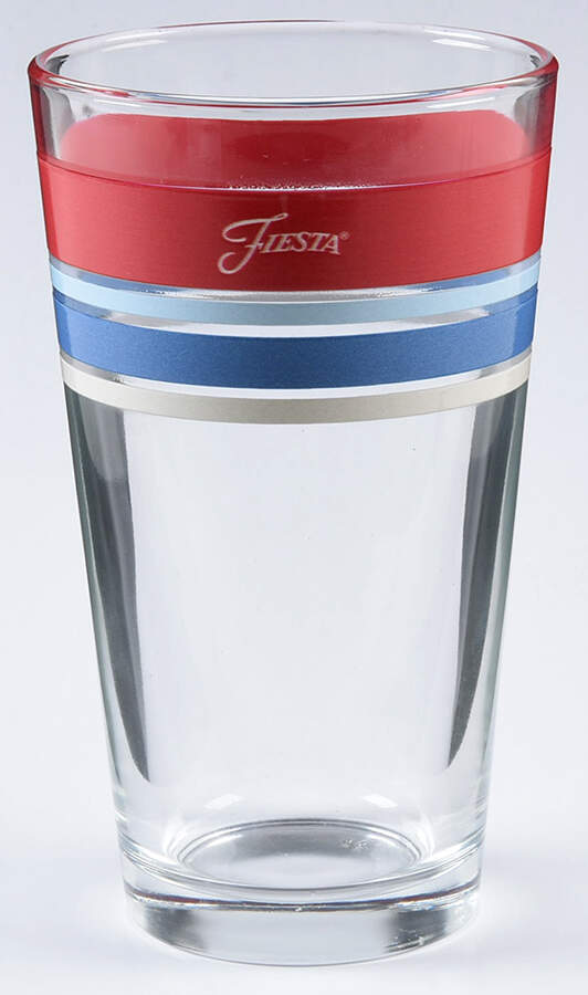 Fiestaware Coordinates 16 Oz Glassware Cooler by Homer Laughlin -1