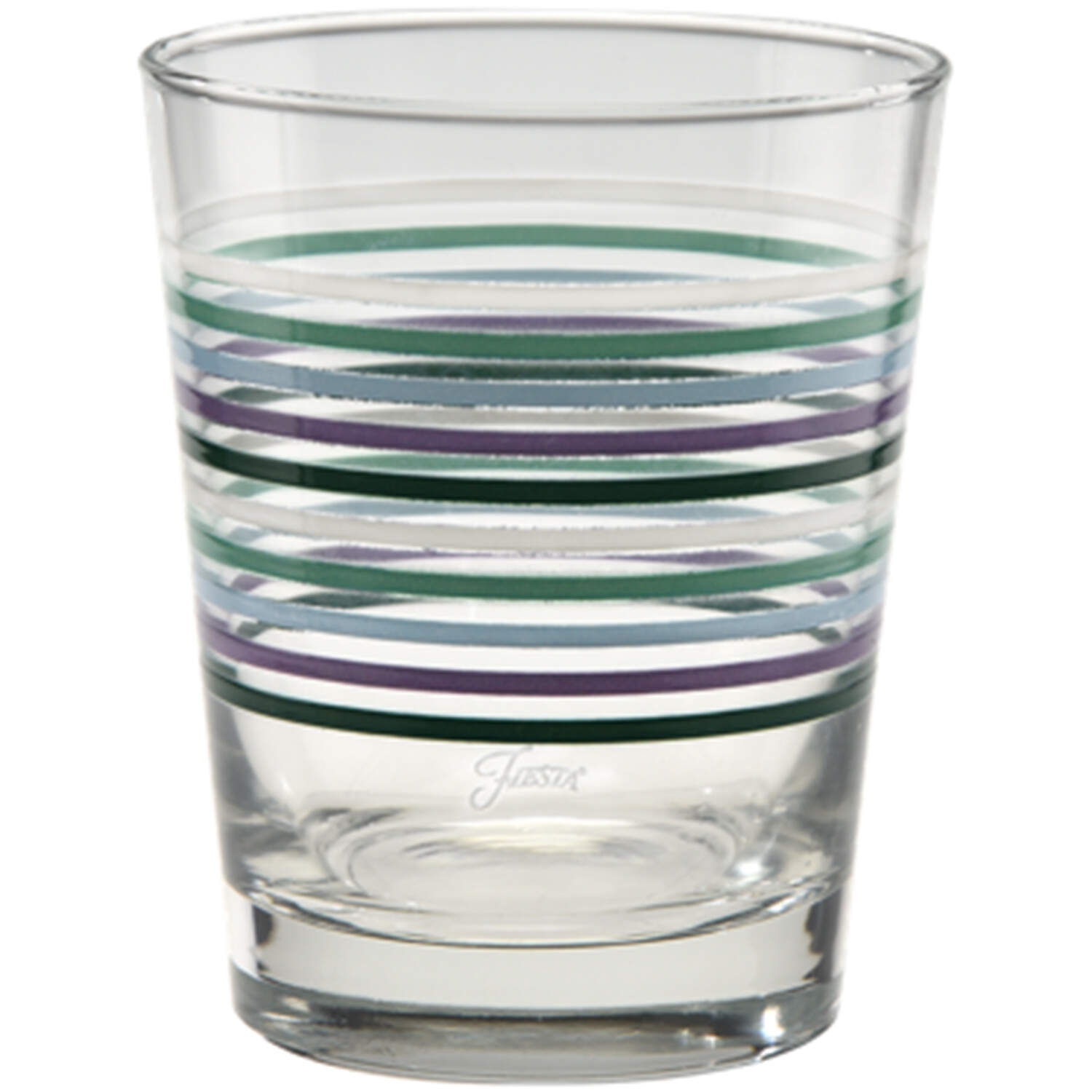 Fiestaware Coordinates 15 Oz Glass Double Old Fashioned by Homer Laughlin -1