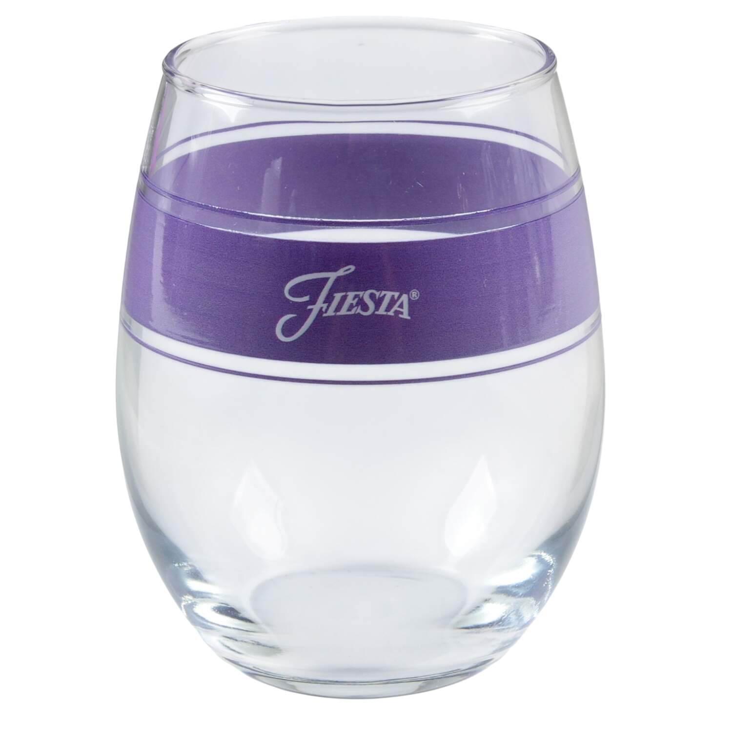 Fiestaware Coordinates Glassware Stemless Wine by Homer Laughlin -1