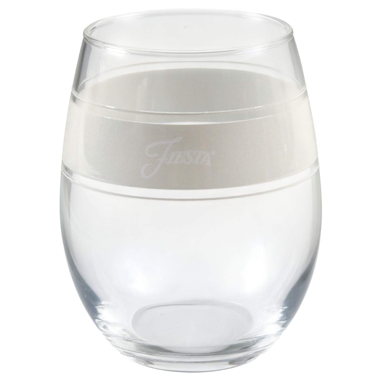 Fiestaware Coordinates Glassware Stemless Wine by Homer Laughlin -1