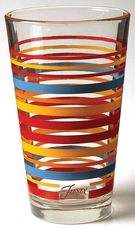 Fiestaware Coordinates 14 Oz Glassware Cooler by Homer Laughlin -1